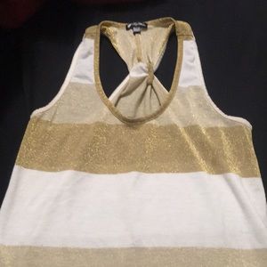 Gold tank top